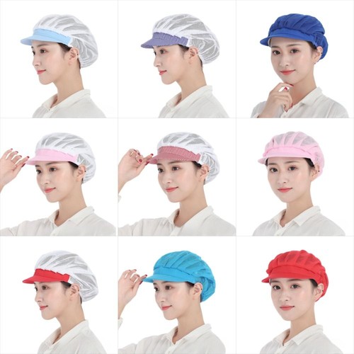 Smoke-Proof Chef Hat Hygienic Design Breathable Mesh Cap  Hotel Kitchen - Picture 1 of 25