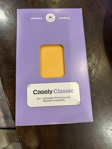 Casey iPhone 14 Morning Glow Orange Pastel Shimmer Case NIB