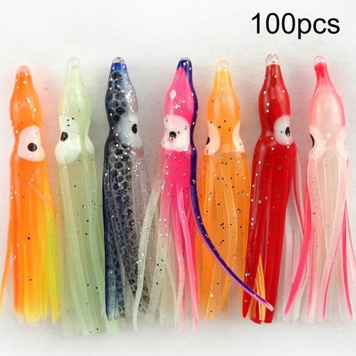 Leurres de pêche colorés simulation douce nuit : 5 cm/1,97 pouces couleur alé - Photo 6/26