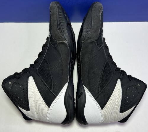 Zapatos de lucha Asics Matflex 6 para hombre talla 6,5 EE. UU. negros blancos 1081A021 - En muy buena condición - Imagen 6 de 11