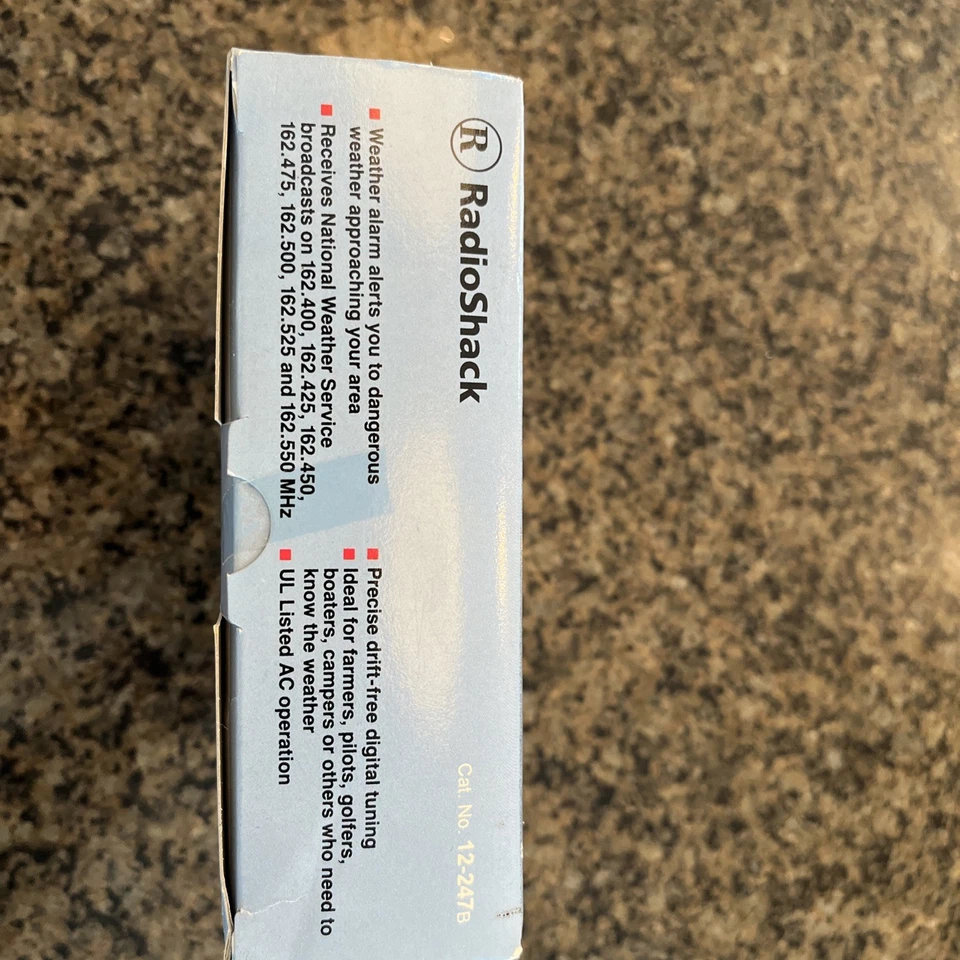 Radio Shack Weather Radio Alert Model 12-247B Electric 7 Channel NOAA Digital - Image 3 of 4