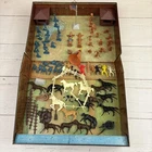 Marx Fort Apache Playset Vintage Plastic Soldiers Indians Horses 1967-68 4685