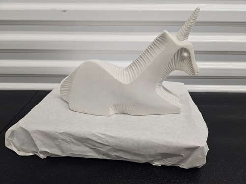 Jonathan Adler Menagerie UNICORN RARE Figurine Sculpture MCM Vintage - Picture 9 of 11