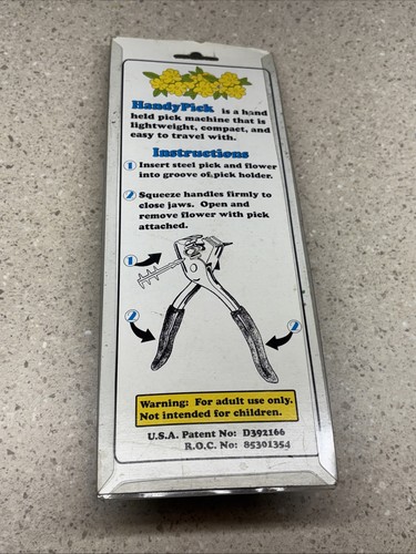 Práctica máquina de mano Pick arreglo floral herramienta cortador selecciones n.º M71 de colección nuevo en stock  - Imagen 4 de 4