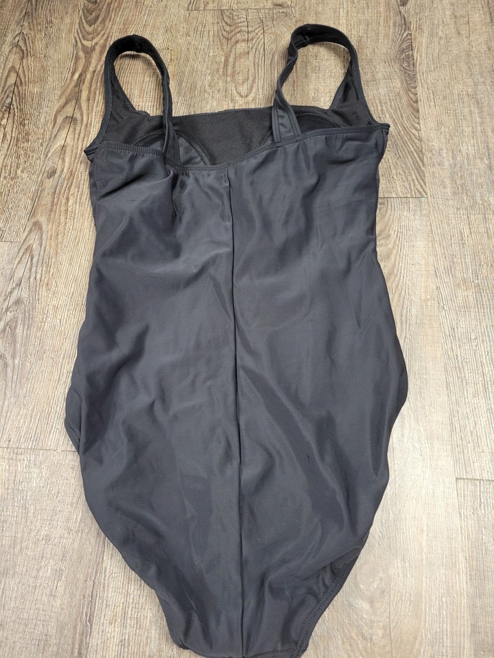 A.B. Lambdin SWIMSUIT One Piece Solid Bathing Suit Size 12 Large eBay
