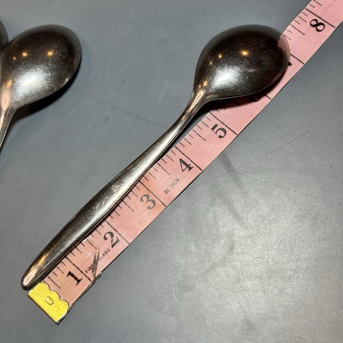 6 WMF Cromargan LAUREL Dinner Soup Spoons Stainless Germany MCM Flatware 7 1/4” - Picture 12 of 12