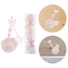 Mechanical Keyboard Charm Cat Paw Bowknot Charm Ribbon Lace Keyboard Accessory
