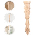  Holzapplikationsmöbel Onlay Decoration Römische Säule geschnitztes