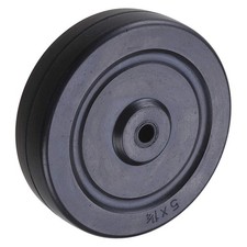 GRAINGER APPROVED RN050520602G Caster Wheel,5"dia,280 lb,Black 26Y390
