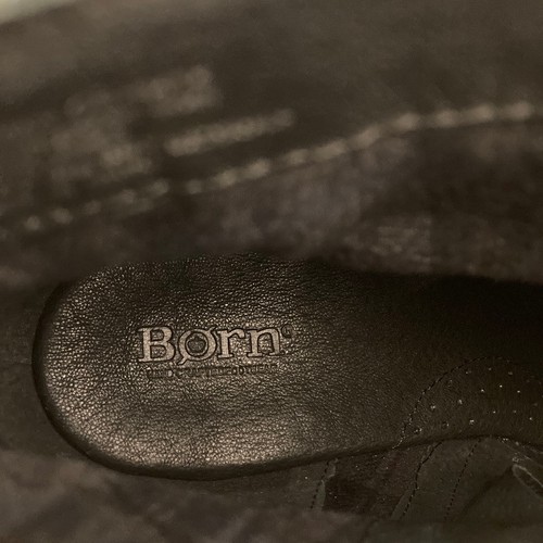 Born Ondine Double Buckle Bootie Boot Damen 11 EU 43 Schwarz Leder Seitenreißverschluss - Bild 11 von 14