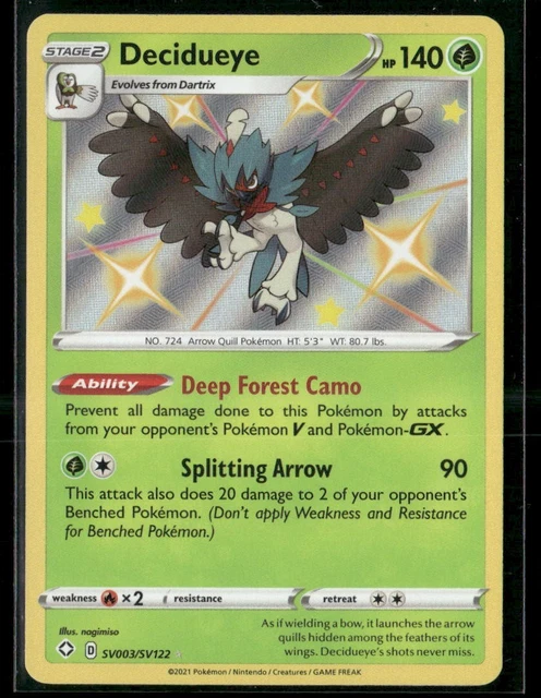 Decidueye SV003/SV122 Shining fates -PK2607