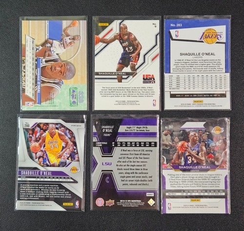 Shaquille O'Neal Karten Lot - 6 Karten - Lakers, Prizm & Inserts - KOSTENLOSER Versand RC - Bild 2 von 2