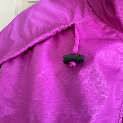 VTG 80s 90s Asymmetrical Magenta Ski Jacket Serac Gore-Tex Lining Size Womens 12 - Picture 17 of 24