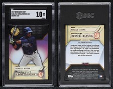 2017 Bowman's Best Baseball America's Deans List Ronald Acuna Jr SGC 10 GEM