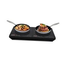  Induction Countertop Burner, Portable, 900 & 1800W, 100°F to Double Cooktop