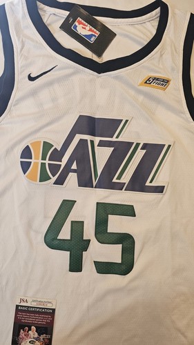 Donovan Mitchell Autographed Utah Jazz Jersey  With JSA - Picture 3 of 6