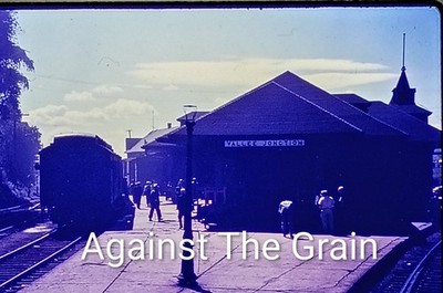 TP2 VTG Railroad Slide Vallee Junction Station Quebec Central 1951