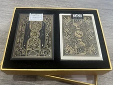 GOLD Bundle BITCOIN + SPEAKEASY Playing Discontin. Luxury Beautiful Poker Cards
