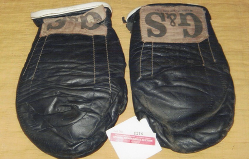 1960 JOE FRAZIER Bolsa de Entrenamiento Guantes de Boxeo CAMPEÓN DEL MUNDO Boxer DUKE HOTT Col - Imagen 2 de 5