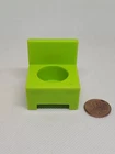Vintage Fisher Price little people green teachers chair School 923