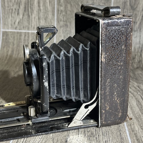 Vintage Voigtlander Avus 9x12 Folding Film Camera 135mm Skopar f:6.3 Lens NICE - Picture 8 of 10