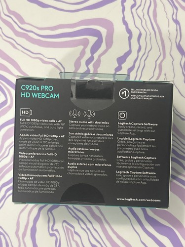 Logitech 1080p C920s Pro Kamera internetowa HD 1080p Wideo + Migawka prywatności - Zdjęcie 3 z 4