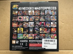 Neo Geo Mini International SNK 40th Anniversary Console New and Sealed