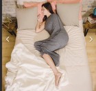 Hug Sleep POD Cocoon Gray Blanket Comfort with single foot hole Size Adult Large