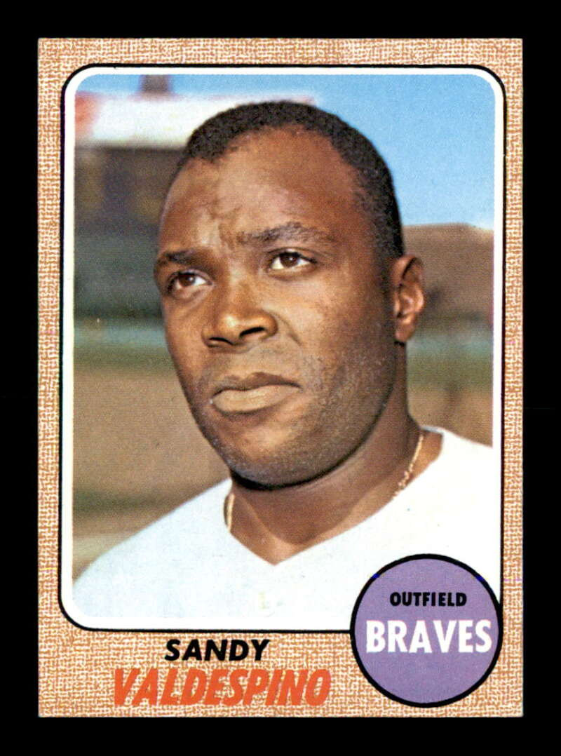 1968 Topps #304 Sandy Valdespino  NM/NM+ X3285051