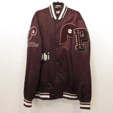 Himeji East  Used PRO STANDARD Stadium Jumper PHILLIES Bordeaux Burgundy Size 3X