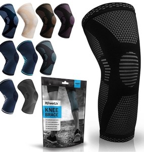 POWERLIX Knee Support Unisex Knee Brace Compression Sleeve Support L size.