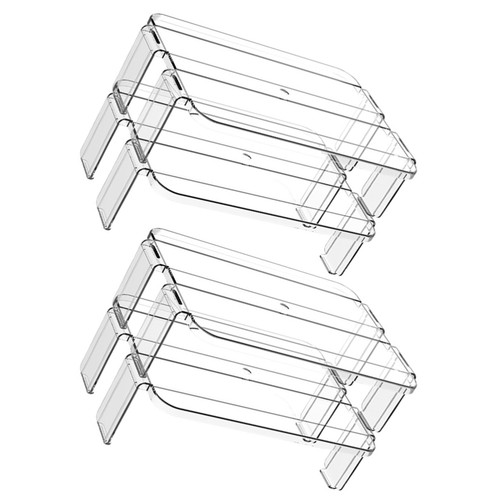 2 Piezas Estante para Frigorífico Congelador Estante para Frigorífico Organizador Suministros de Cocina - Imagen 3 de 12
