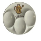 Cloverleaf Melamine Flower Pot Vintage Spoon Rest for 3 Spoons NEW WITH TAG