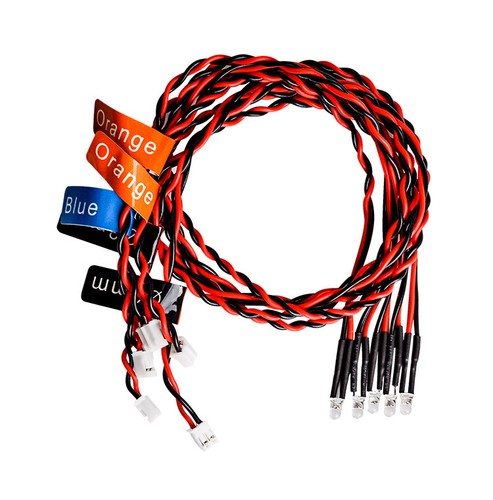 12 Leds lamps light Strobe lights kit for 1/10 1/8 HSP TAMIYA CC01 SCX10 RC Car - Picture 4 of 6