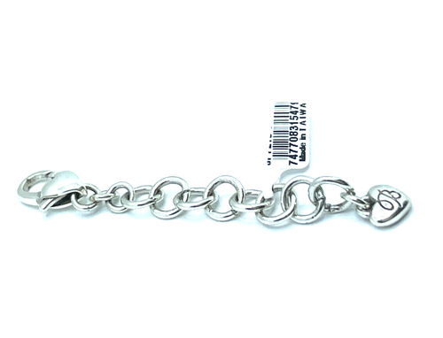 BRIGHTON SILVER EXTENDER For Bracelet Or Necklace Sparkle Beautiful 3 in NWT - Picture 2 of 6