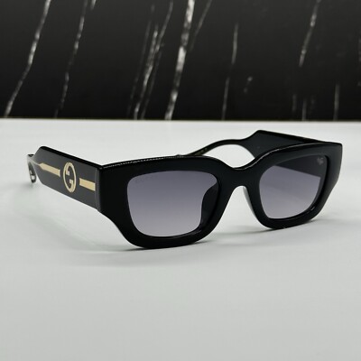 NEW GG1558SK 001 GUCCI BLACK GREY SQUARE WOMEN GUCCI