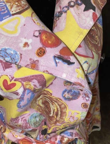 FIORUCCI x Target 2005 Collectible WEARABLE Art Trench Y2K JACKET Small - Bild 3 von 7