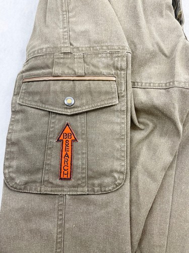 VINTAGE NOS BUGLE BOYS BROWN CARGO PANTS SIZE 18 - W 29 - BRAND NEW WITH TAGS - Picture 10 of 10