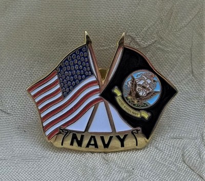 United States Navy USN Logo Seal 1 Lapel Pin