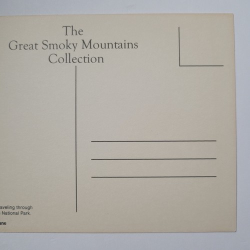 Mountain Foggy Great Smokey Mountains National Park Continental Chrome Postcard - Picture 6 of 6
