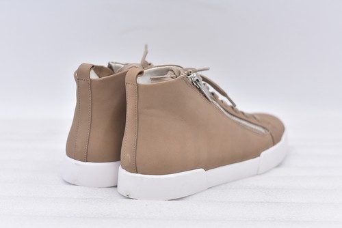 Women's Kenneth Cole Tyler Mid Zip Sneaker in Mushroom Beige Size 9 - Picture 4 of 6