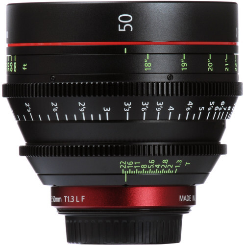 Canon CN-E 50mm T1.3 L F Cinema Prime Lens (EF Mount) - 6570B001 - Picture 3 of 3