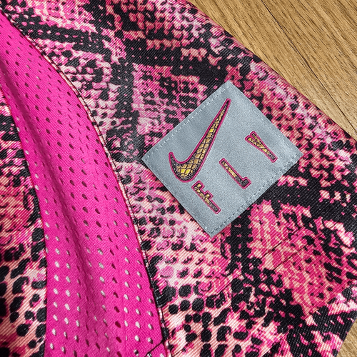 Nike Dri-Fit Rebel Fly Basketball Shorts Women's Small S Snake Print DH7348 621 - Afbeelding 3 van 10