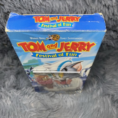 Tom And Jerry Festival Of Fun VHS Tape 1992 Animated Cartoon Warner Bros Rare - Picture 6 of 8