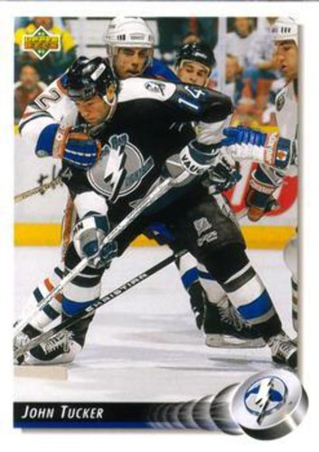 #548 John Tucker - Tampa Bay Lightning - 1992-93 Upper Deck Hockey - Picture 1 of 1