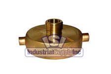 Brass Fire Hydrant Adapter | 2-1/2" Female NST/NH x 3/4" Garden Hose Thread 