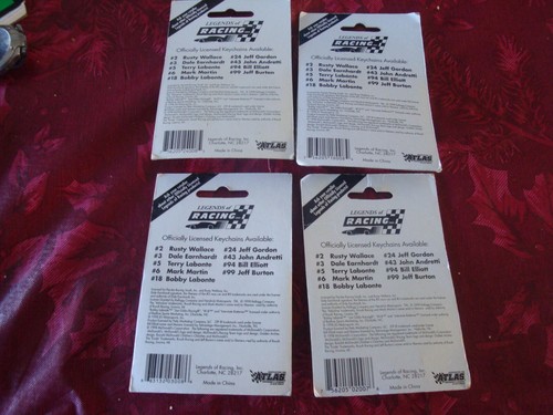 metal key chain of dale sr .gorden.wallace. LABONTE VERY RARE FOR THE COLLECTOR - Picture 4 of 20