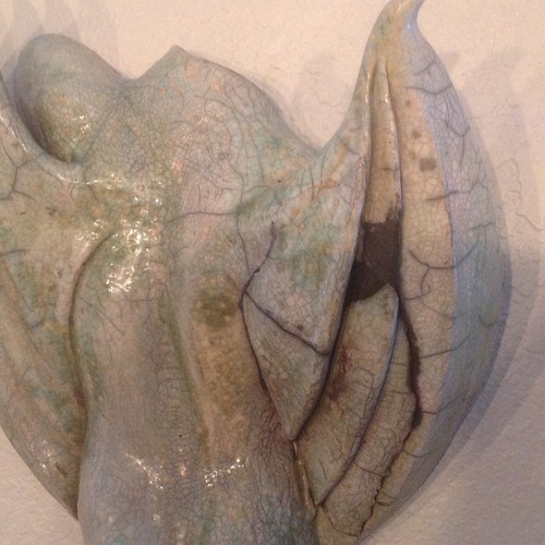 Keramik Skulptur "Fallender Engel" super cooles Stück sehr modern MUST SEE !,, - Bild 4 von 11