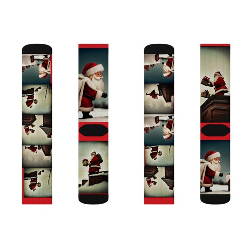 SANTA CLAUS Christmas Socks - Picture 3 of 5