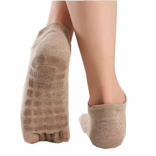Men Five Fingers Socks Winter Warm Non Slip Grip Fitness Toe Socks Sport Yoga - Picture 15 of 16